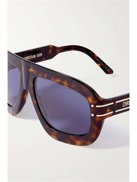 mens dior tortoise shell aviators|DIOR EYEWEAR DiorSignature M1U aviator.